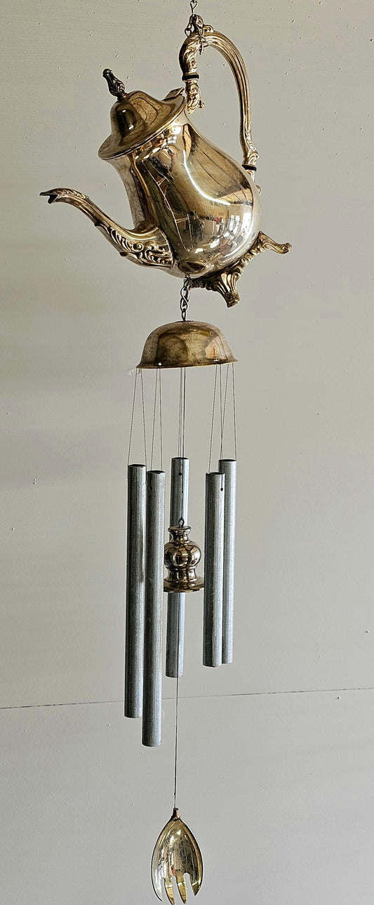 Antique Tea pot windchimes