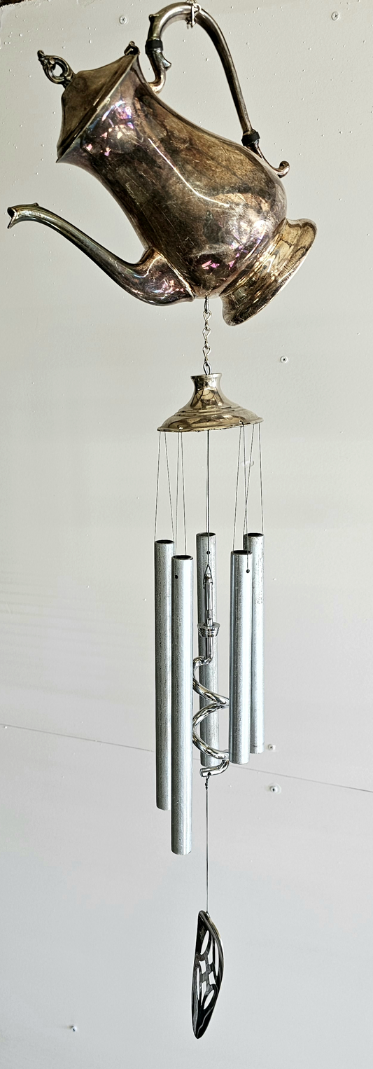 Antique Teapot Windchimes