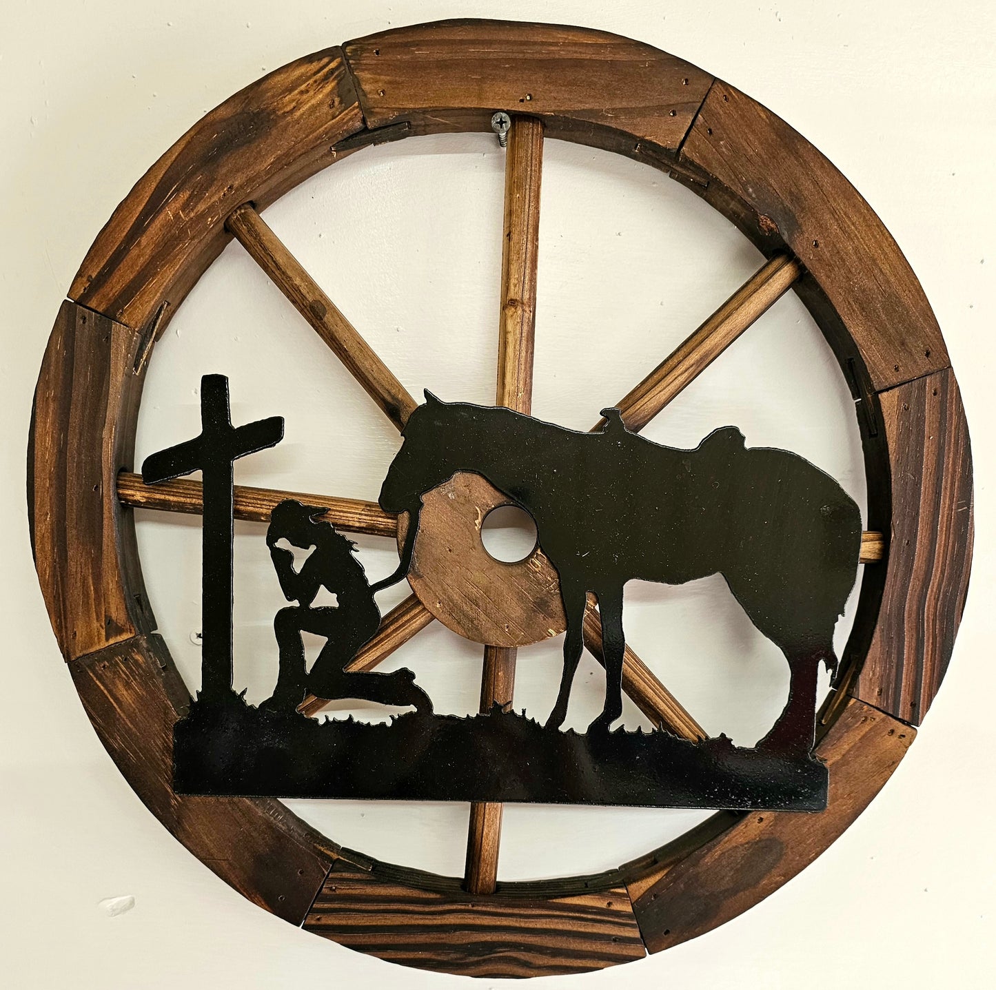 Wooden Wagon Wheel