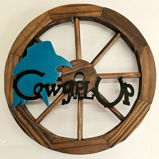 Wooden Wagon Wheel